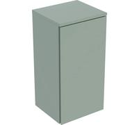 Armario lateral Geberit Renova Plan, con una puerta, 33x65x29,7cm, 504.043.IK.1, Color: verde salvia / barnizado satinado mate