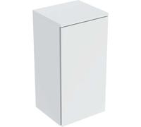 Armario lateral Geberit Renova Plan, con una puerta, 33x65x29,7cm, 504043001, Color: blanco / barnizado satinado mate - CM