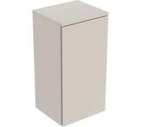 Armario lateral Geberit Renova Plan, con una puerta, 33x65x29,7cm, 504043DB1, Color: gris arena / barnizado satinado mate - CM