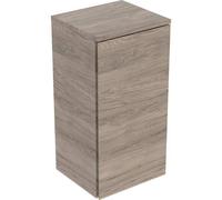 Armario lateral Geberit Renova Plan, con una puerta, 33x65x29,7cm, 504043JR1, Color: Estructura de madera de nogal americano / melamina - CM