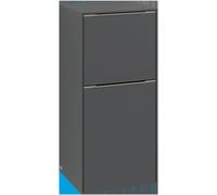 Armario lateral Subway 3.0 de Villeroy & Boch, 1 cajón y 1 puerta, bisagra a la izquierda, 400x860x362mm, C59400AH, Color: Frontal/carcasa: Rojo vino, asa: Aluminio brillante