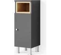 Armario mediano Vicco Aquis Antracita 30 x 81.8 cm, Model 36076