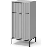 Armario mediano Vicco Eliza Gris 40 x 87 cm con puerta y cajón, Model 40697