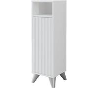 Armario mediano Vicco Leano Blanco 30 x 97 cm con puerta, Model 52126