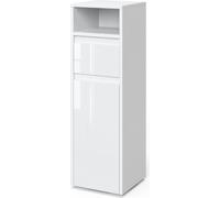 Armario mediano Vicco Majest Blanco alto brillo 30.2 x 96.3 cm, Model 40091