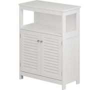 Armario mediano Vicco Riad Blanco 60 x 80 cm con puertas y compartimento abierto, Model 40444