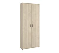 Armario Multiuso 2 Puertas Escobero Fit Natural - Armario Multiusos 190x78x35 cm Armario para dormitorio - Fabricado en España - Melamina Alta calidad - Somnia Descanso