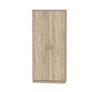Armario multiusos escobero 1 estante superior regulable en altura color roble cambrian 180x80x35 cm 80 cm