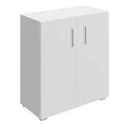 Armario multiusos Vela MDF blanco 77x60x30cm 2 estantes