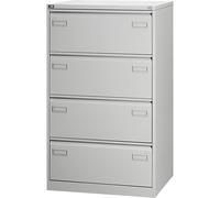 Armario para archivadores colgantes LIGHT, de 2 vía BISLEY, 4 cajones, DIN A4 apaisado