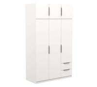 Armario para dormitorio ghost en color blanco con o sin espejo varias medidas 119 cm