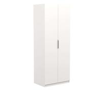Miroytengo Armario para Dormitorio Ghost en Color Blanco con o sin Espejo Varias Medidas Without mirror - 79x203x51 cm without mirror 79x203x51cm