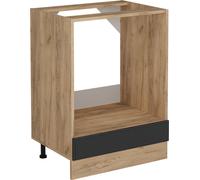 Armario para horno empotrado Vicco R-Line Antracita casa de campo 60 cm sin encimera, Model 53737