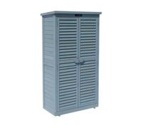 Habitat et Jardin Armario para jardín Space - 87 x 46.5 x 160 cm - Azul Cielo