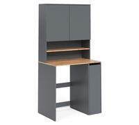 armario para lavadora Vicco Viktor Antracita/Roble dorado 93.6 x 88.2 cm 2 partes con estante, Model 61404