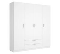 Kit Muebles Armario DEKIT Grupo Rimobel Maxi 4 puertas 2 cajones 215x200x52 cm Blanco