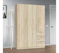 Armario para ropa Momi (L x An x Al: 52 x 135 x 200 cm, Roble Canadian)