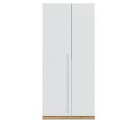Armario para ropa Noa (L x An x Al: 52 x 90 x 200 cm, Roble Nodi/Blanco Artik)
