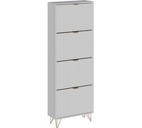 Armario para zapatos Vicco Helge Blanco 60 x 166.7 cm 4 compartimentos, Model 54237