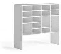 Armario para zapatos Vicco Hermia Blanco 104.2 x 99 cm con 16 compartimentos abiertos, Model 62575