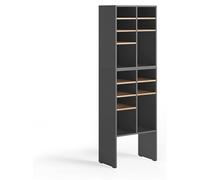 Armario para zapatos Vicco Lysander Antracita/Roble dorado 53 x 65.5 cm 2 partes, Model 62680