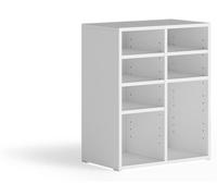 Armario para zapatos Vicco Lysander Blanco 53 x 65.5 cm con 7 compartimentos abiertos, Model 62573
