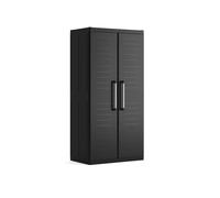 Armario resina detroit xl escobero 182x89x54cm negro