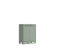 Armario resina exterior planet outdoor bajo 100x80x44cm verde 100 cm