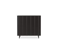 Normann Copenhagen Aparador Rib 96x98.5 cm Soft Black