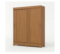 Armario ropero auror - natural roble canela / beige