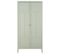 Armario ropero con 2 puertas verde claro