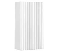 Armario superior de baño de 30 cm, color blanco mate, con 1 puerta