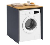 Armario superior para lavadora, color antracita, 88x68x60 cm, con 1 estante