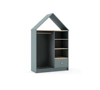 Armario vestidor juvenil en verde salvia y oak soft 110x180 cm misty cloud verde salvia - oak soft 110 x 180 x 45 cm