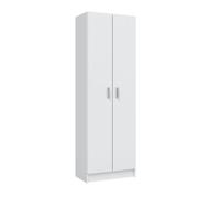 Armario zapatero multiusos blanco 59 x 180 x 37 cm
