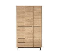 Armarios ocean, estilo moderno, medidas 196x112x55 cm, con 3 puertas y 2 cajones y 6 estantes