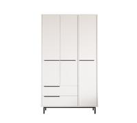 Armarios ocean, estilo moderno, medidas 196x112x55 cm, con 3 puertas y 2 cajones y 6 estantes