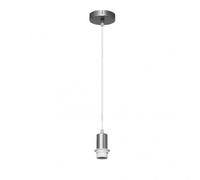 Armazón colgante para pantalla 1xe27 níquel 10x10 cm, soporte para l