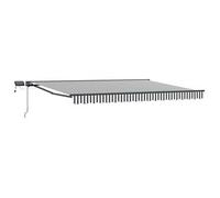 Armazón De Toldo Manual Con Leds Antracita Y 4 X 3 M Vidaxl
