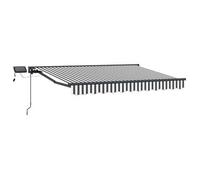 Armazón De Toldo Manual Con Leds Antracita Y Blanco 3 X 2,5 M Vidaxl