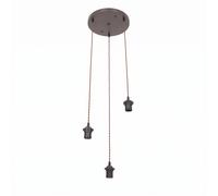 Armazon plafon nia 3xe27 marron regx30x30cm