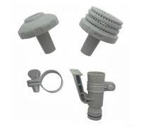 ARMYJY 25022E - Kit de conector de agua para piscina, boquilla de piscina, soporte de manguera, filtro de rejilla adecuado para Intex