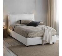 Arnaldo - Cama de Una y Media Plaza, Blanco, Desenfundable Italy