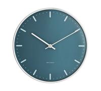 Arne Jacobsen Clocks Reloj AJ City Hall Azul. Ø21 cm