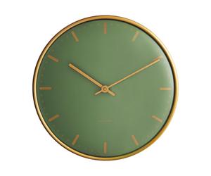 Arne Jacobsen Clocks Reloj AJ City Hall Verde. Ø29 cm