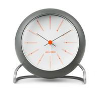 Arne Jacobsen Clocks Reloj de mesa AJ Bankers Ø11 cm gris oscuro