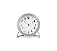 Arne Jacobsen Clocks Reloj de mesa AJ Station 12 cm gris-blanco