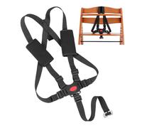 Arnés de seguridad para trona con almohadillas para el cinturón, 1 Set, compatible con Hauck, Stokke Tripp Trapp, Roba, sistema de arnés de 5 puntos para tronas infantiles