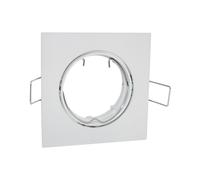 Aro embellecedor Bombilla GU10 Cuadrado Blanco 12.672/BC/Z/B 8430552116607