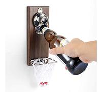 Arola Sacacorchos de Fútbol con Colector de Tapa de Botella, Abrebotellas de Pasta de Refrigerador Magnético, Regalo Ideal para los Amantes del Fútbol y la Cerveza, Uso como Decoración de Barra.